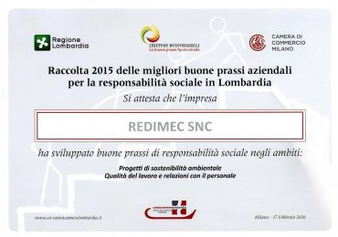 Attestato concorso buone prassi 2015