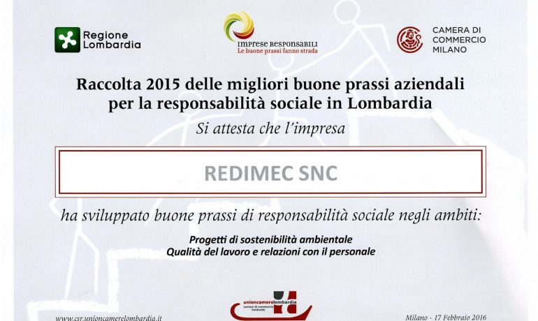 Attestato concorso buone prassi 2015
