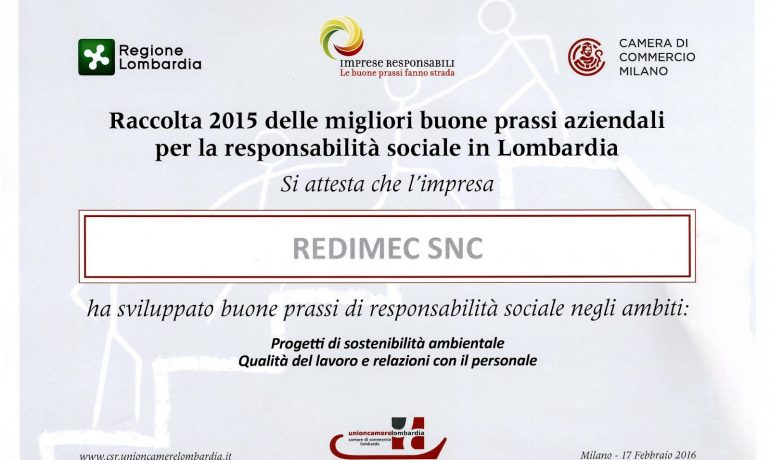 Attestato concorso buone prassi 2015